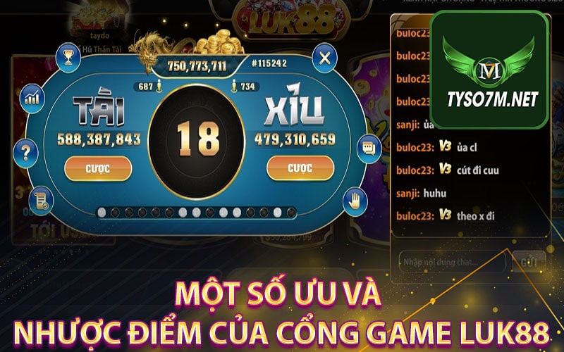 Luk88 giới thiệu cổng game trực tuyến nhận 88k trải nghiệm 9 Một số ưu và nhược điểm của cổng game Luk88