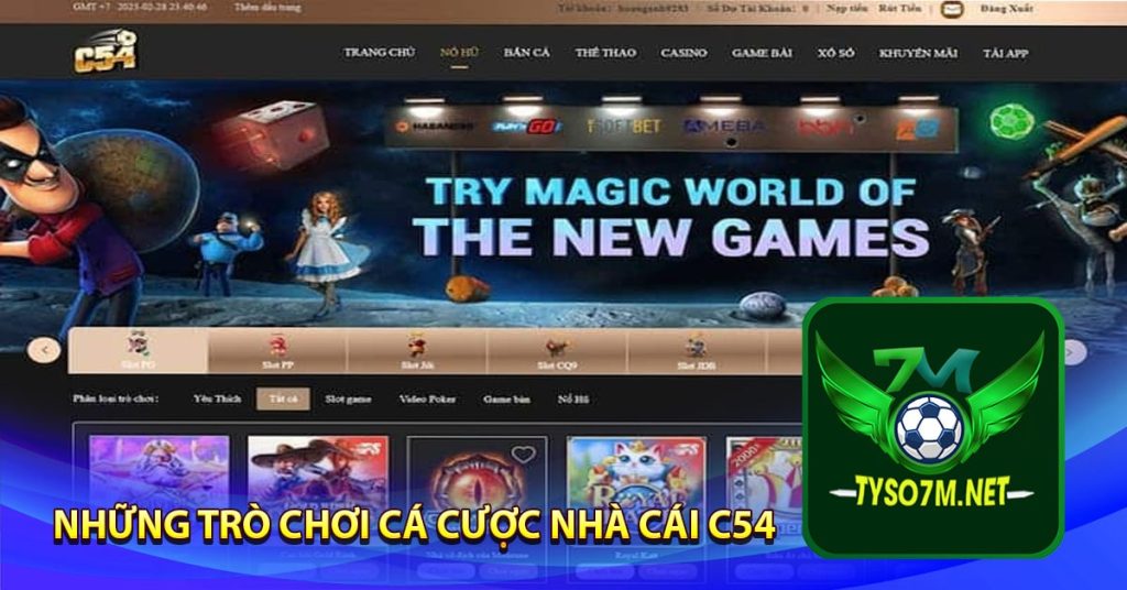 C54 - Nhà cái cá cược thể thao hàng đầu hiện nay 9 Những trò chơi cá cược nhà cái C54