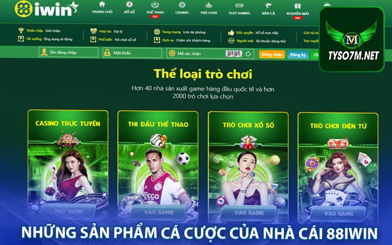 88iwin - Nhà cái【Tặng 99K】miễn phí cho thành viên 8 Những sản phẩm cá cược của nhà cái 88iwin