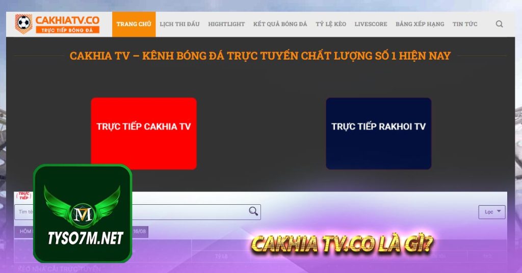 Cakhia tv.co – Xem trực tiếp bóng đá full HD tốc độ cao – Cakhia tv 6 Cakhia tv.co là gì?