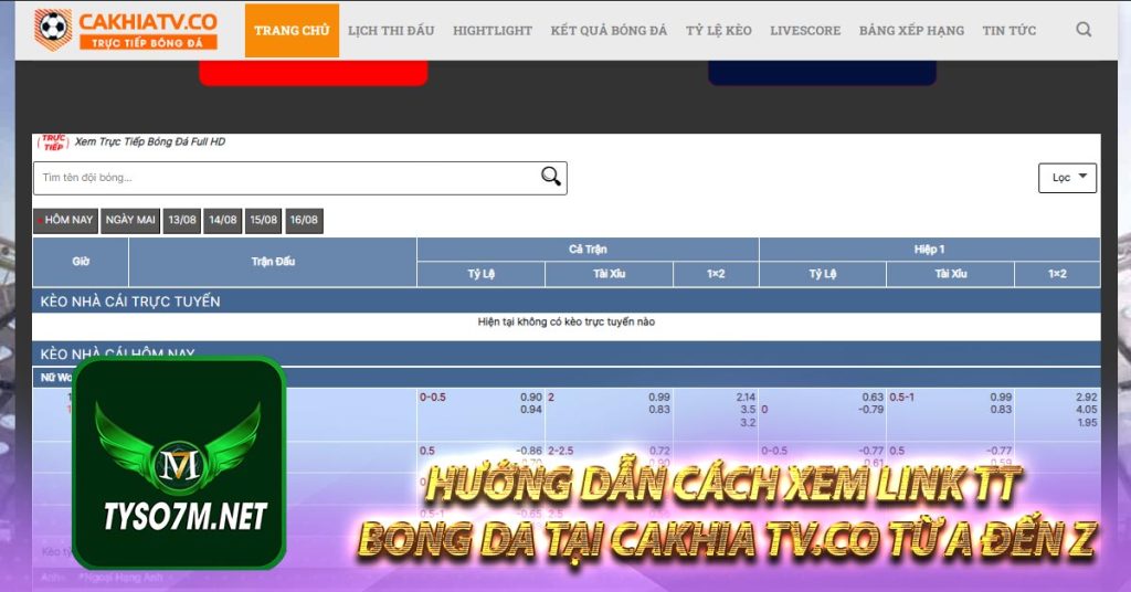 Cakhia tv.co – Xem trực tiếp bóng đá full HD tốc độ cao – Cakhia tv 8 Hướng dẫn cách xem link tt bong da tại Cakhia tv.co từ A đến Z