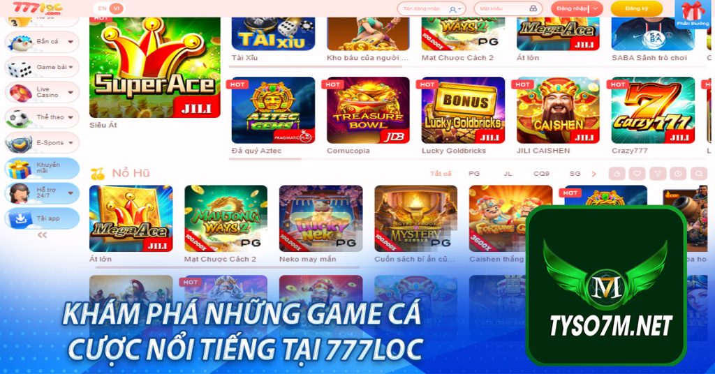 777Loc Asia– 777 Lộc – Cổng game nổ hũ hàng đầu Châu Á 7 Khám phá những game cá cược nổi tiếng tại 777loc