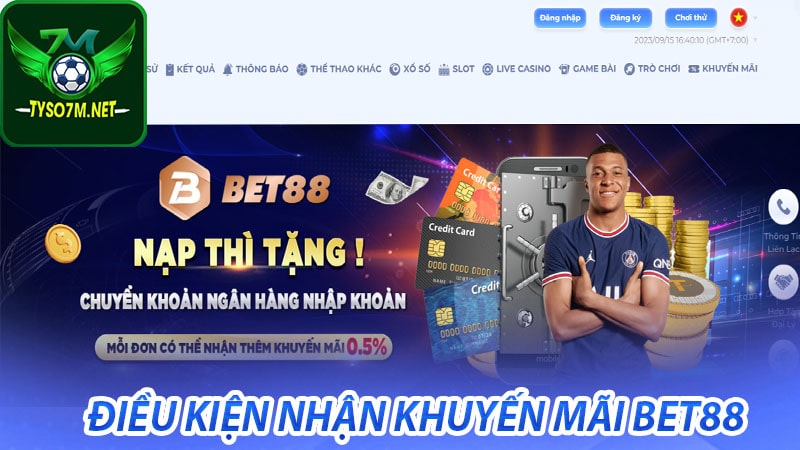 Khuyến mãi Bet88 | Link truy cập nhận khuyến mãi đặc biệt 10 Những yêu cầu cần đáp ứng để nhận khuyến mãi bet88