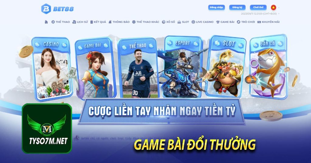 BET88 | TRANG ĐĂNG NHẬP NHÀ CÁI BET88 CHÍNH THỨC 7 Game bài đổi thưởng