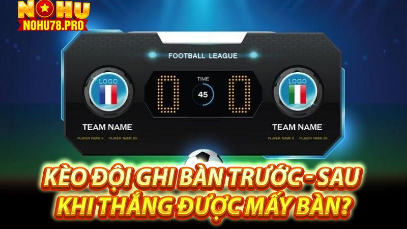 Chiến thuật kèo đội ghi bàn trước – ghi bàn sau 6 Kèo Đội Ghi Bàn Trước - Sau Khi Thắng Được Mấy Bàn?