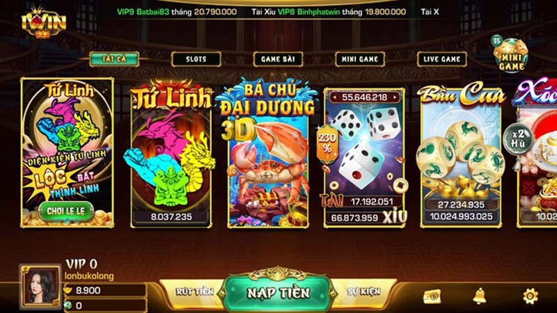 IWIN68 - Trang tải App IWIN68 Club chính thức 9 Khám phá những sản phẩm game cá cược uy tín của IWIN68