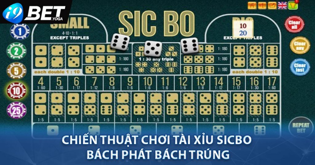 Chiến Thuật Chơi Tài Xỉu SicBo Bách Phát Bách Trúng