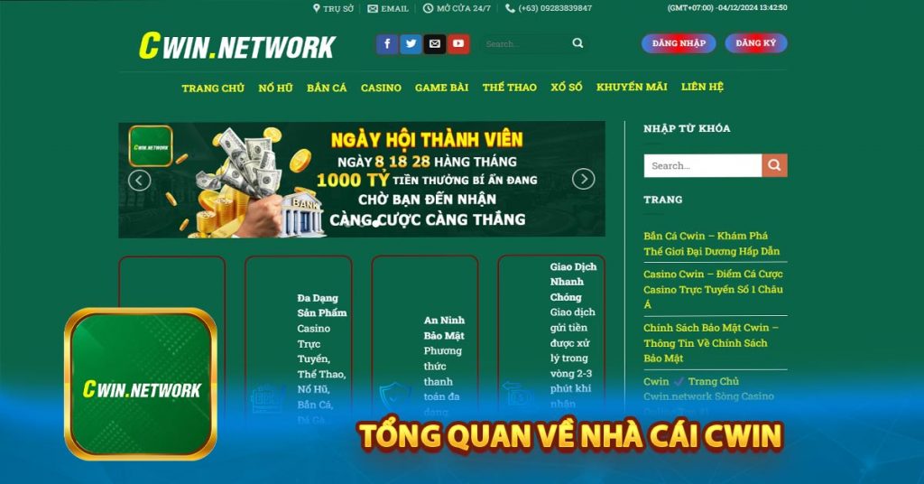 Nhà Cái Cwin - Nhà Cái Đẳng Cấp Hàng Đầu Châu Á 7 Tổng quan về Nhà Cái Cwin