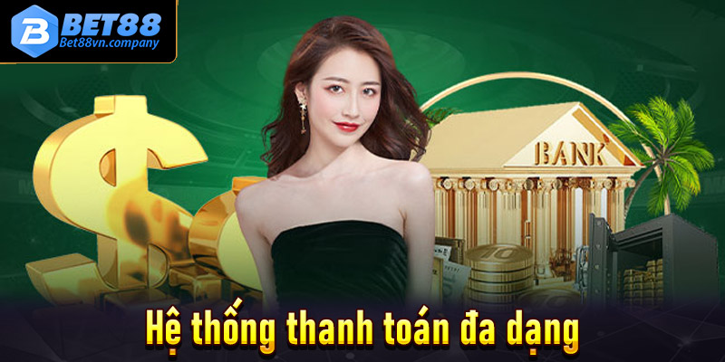 Bet88 Slot - Sự lựa chọn hoàn hảo cho những người yêu thích cá cược trực tuyến 9 Hệ thống thanh toán đa dạng và an toàn tại Bet88 Slot